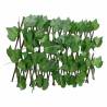 Expandable Artificial Grape Leaf Trellis - Green 180x20 cm