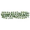 Expandable Artificial Grape Leaf Trellis - Green 180x20 cm