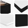 Ottoman Bed with Mattresses - Black Velvet 160x200cm | HipoMarket