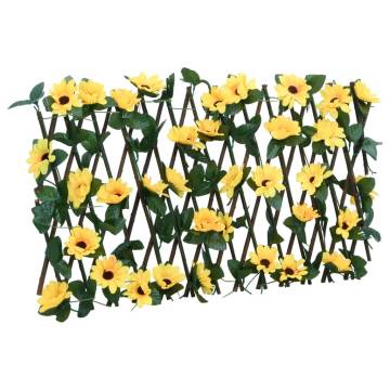 Artificial Ivy Trellis Expandable Yellow - 180x20 cm