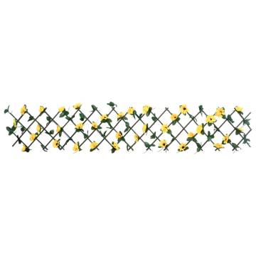 Artificial Ivy Trellis Expandable Yellow - 180x20 cm