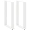  Coffee Table Legs U-Shaped 2 pcs White 60x(90-91) cm Steel Colour white Size 60 x (90-91) cm Quantity in Package 2 Number of 1 