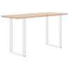 U-Shaped Coffee Table Legs - White Steel - 60x(90-91) cm