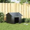 Durable Galvanised Steel Dog House with Roof - 85x107x81 cm