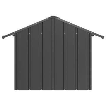 Durable Galvanised Steel Dog House with Roof - 85x107x81 cm