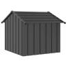 Durable Galvanised Steel Dog House with Roof - 85x107x81 cm