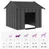 Durable Galvanised Steel Dog House with Roof - 85x107x81 cm