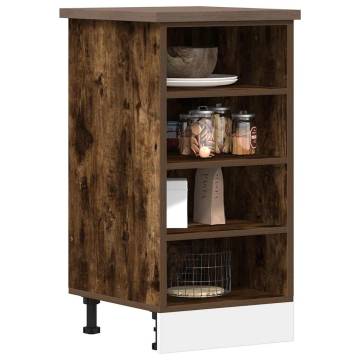 Bottom Cabinet in Smoked Oak - Optimise Kitchen Space | HipoMarket