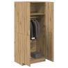  Wardrobe Artisan Oak 80x52x180 cm Engineered Wood Colour artisan oak Quantity in Package 1 Amount 