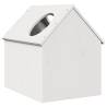 Cat House White - Solid Pine Wood | 41x50x50 cm Design