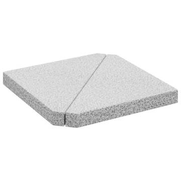 Grey Granite Umbrella Weight Plates - 14 kg (2 pcs)