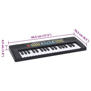 37 Keys Electric Keyboard with Microphone for Kids