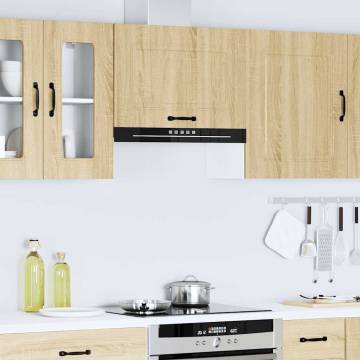 Kalmar Sonoma Oak Kitchen Wall Cabinet | Efficient Storage Solutions