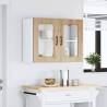 Kitchen Wall Cabinet with Glass Door - Kalmar Artisan Oak