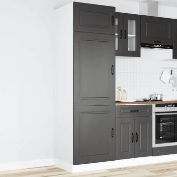 Kalmar Black Kitchen Cupboard - Stylish & Durable Storage