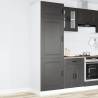  Kitchen Cupboard Kalmar Black Engineered Wood Colour black Quantity in Package 1 Model cupboard 60 cm Number of 