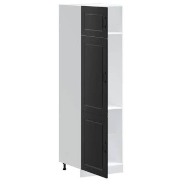 Kalmar Black Kitchen Cupboard - Stylish & Durable Storage