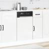 Kalmar High Gloss White Dishwasher Panel - 45x1.5x67 cm