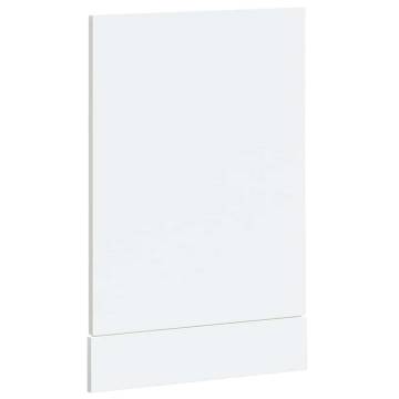 Kalmar High Gloss White Dishwasher Panel - 45x1.5x67 cm