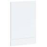 Kalmar High Gloss White Dishwasher Panel - 45x1.5x67 cm