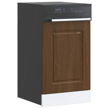 Kalmar Brown Oak Dishwasher Panel - Durable Engineered Wood