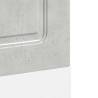 Kalmar Concrete Grey Dishwasher Panel - Durable & Timeless Design