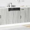 Kalmar Grey Sonoma Dishwasher Panel - Durable Engineered Wood