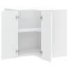 Kitchen Wall Corner Cabinet Lucca - White Engineered Wood