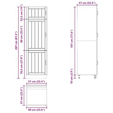 High Gloss White Kitchen Cupboard | Lucca Range