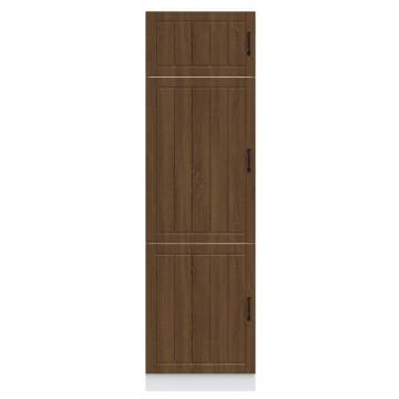 Lucca Brown Oak Kitchen Cupboard - Durable & Stylish Storage