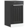  Dishwasher Panel Lucca Black Engineered Wood Colour black Quantity in Package 1 Model 1x dishwasher panel 45 cm Number of 