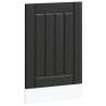 Lucca Black Engineered Wood Dishwasher Panel | HipoMarket