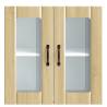 Lucca Kitchen Wall Cabinet with Glass Door - Sonoma Oak