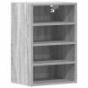 Hanging Cabinet Grey Sonoma - 40x29.5x60 cm Engineered Wood