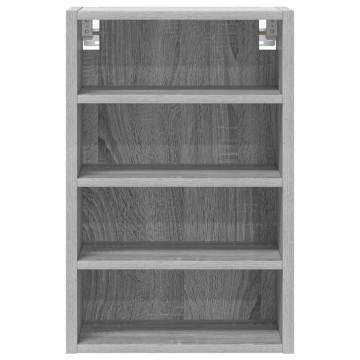 Hanging Cabinet Grey Sonoma - 40x29.5x60 cm Engineered Wood