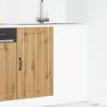 Sink Base Cabinet Lucca - Artisan Oak, Engineered Wood