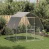  Chicken Run with Roof 2.5x2x2.25 m Galvanised Steel Size 2.5 x 2 x 2.25 m Model with roof 