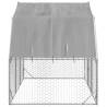 Sturdy Chicken Run with Roof - Galvanised Steel 2.5x2x2.25m