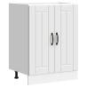  Sink Base Cabinet Lucca White Engineered Wood Colour white Quantity in Package 1 Model sink base cabinet 60 cm Number of 