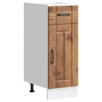 Lucca Old Wood Kitchen Base Cabinet - Stylish & Durable Storage