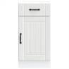 Lucca White Engineered Wood Kitchen Base Cabinet - HipoMarket