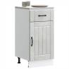 Kitchen Base Cabinet Lucca - Concrete Grey Engineered Wood