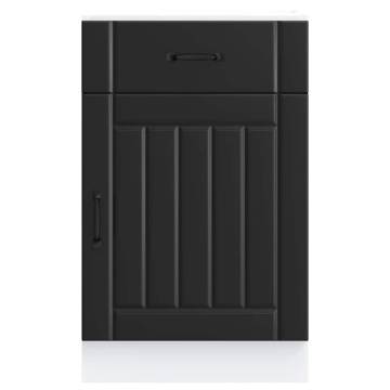 Lucca Black Kitchen Base Cabinet | Durable & Stylish Storage