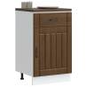  Kitchen Base Cabinet Lucca Brown Oak Engineered Wood Colour brown oak Quantity in Package 1 Model 1x bottom cabinet (1 door 1 drawer) 50 cm Number of 