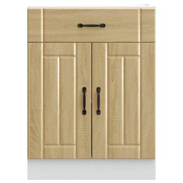 Kitchen Base Cabinet Lucca Sonoma Oak - Stylish Storage Solution