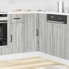 Lucca Grey Sonoma Kitchen Corner Base Cabinet - Space Saver