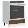  Oven Cabinet Lucca Brown Oak Engineered Wood Colour brown oak Quantity in Package 1 Model oven cabinet 60 cm Number of 