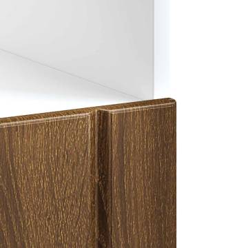 Lucca Brown Oak Oven Cabinet | Durable Engineered Wood