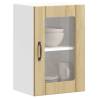  Kitchen Wall Cabinet with Glass Door Lucca Sonoma Oak Colour sonoma oak Quantity in Package 1 Model 1x wall glass cabinet (1 door) 40 cm Number of 