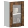  Kitchen Wall Cabinet with Glass Door Lucca Smoked Oak Colour smoked oak Quantity in Package 1 Model wall glass cabinet 40 cm Number of 